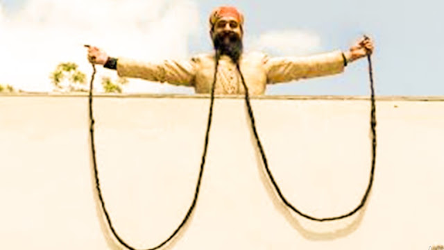 14 feet tall mustache and the tallest mustache of all time