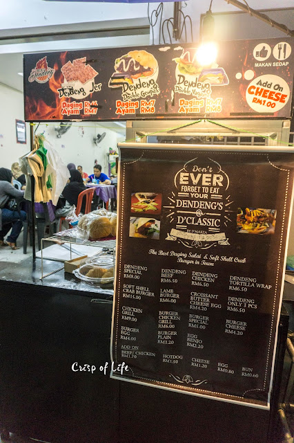 Soft Shell Crab Burger Penang Sunway Tunas Bayan Baru