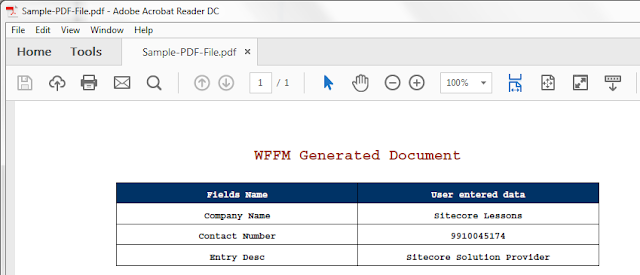 WFFM Generated PDF