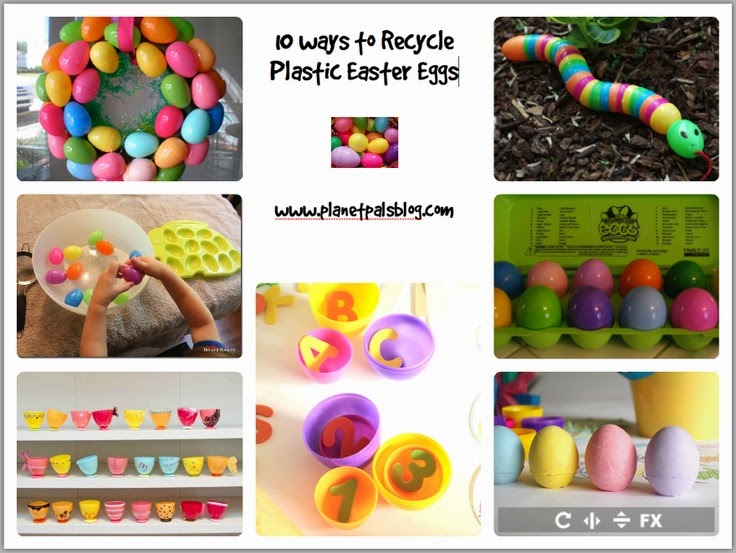  recycle plastic eggs craft