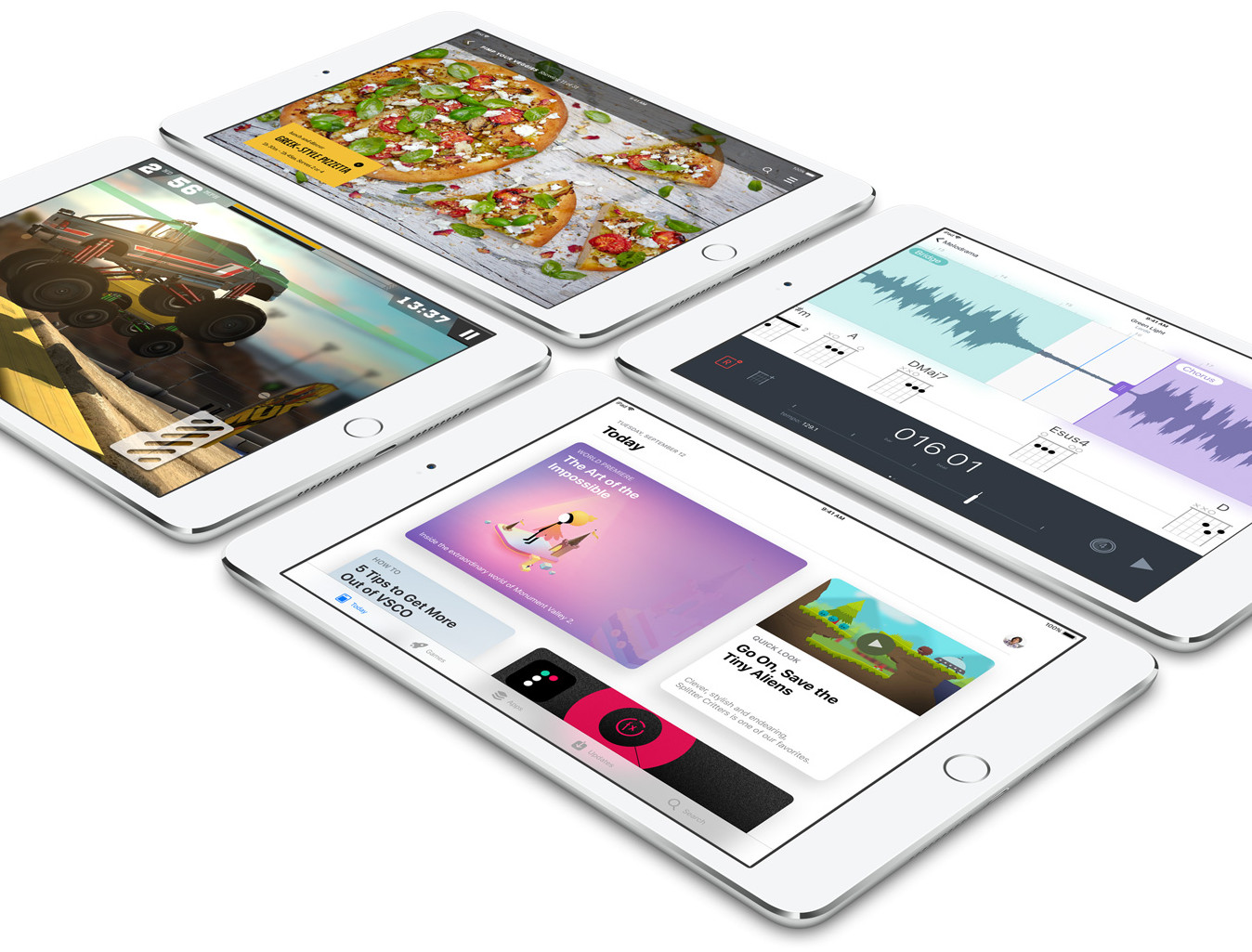 Apple iPad mini 4 tablets