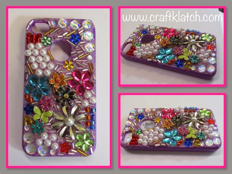 Craft Klatch ®: DIY Cell Phone Case Glitter, Jewels ...