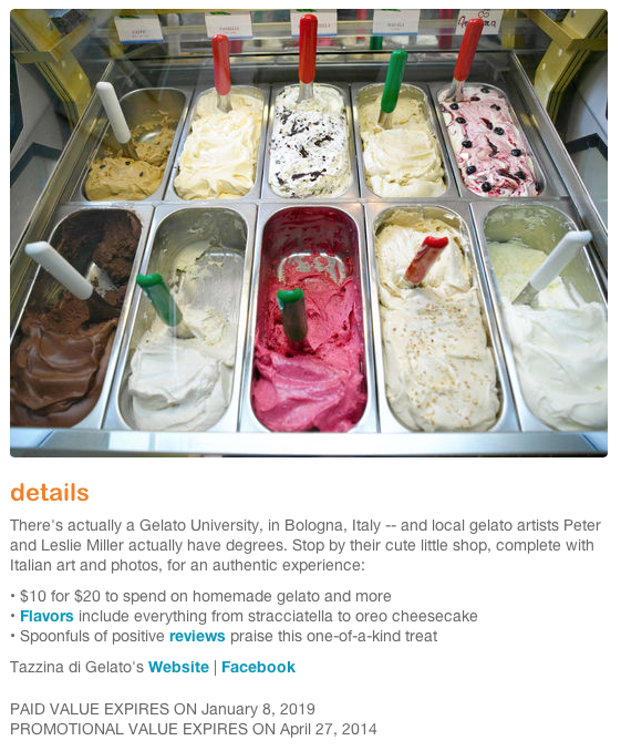 Arizona Families Get 20 of Gelato for 10 Tucson