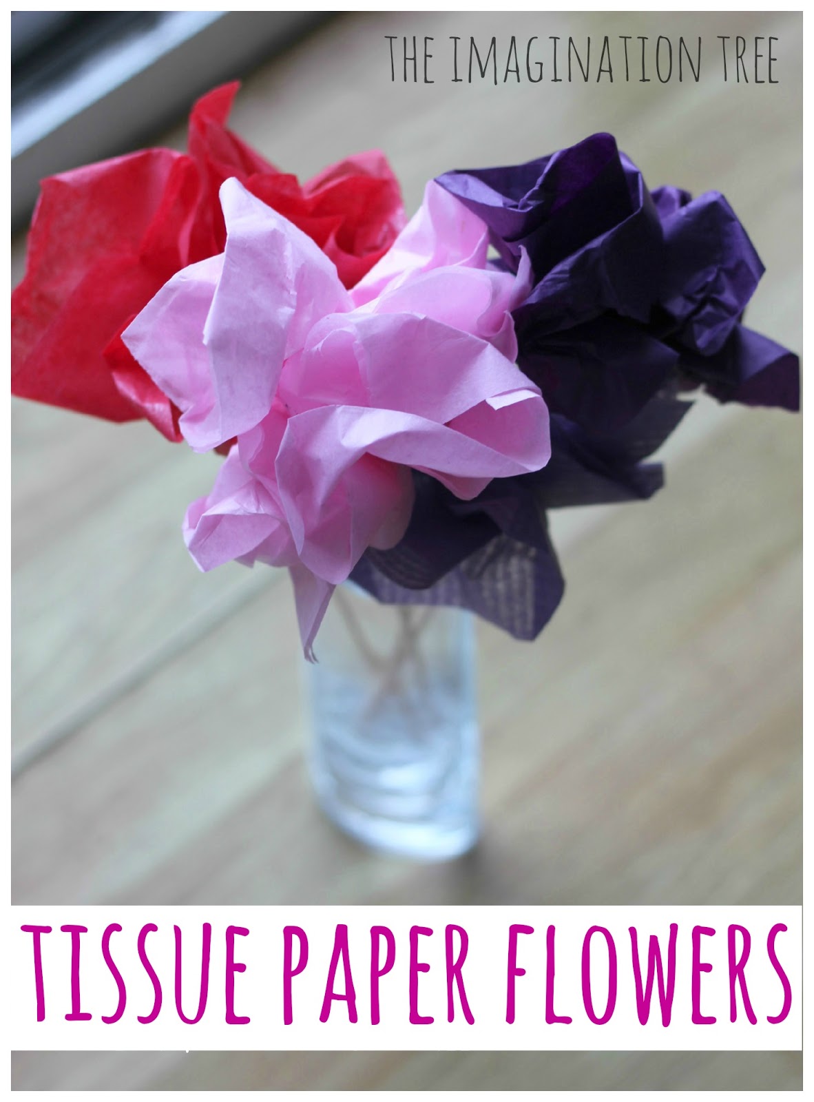 Tissue Paper Flowers - The Imagination Tree