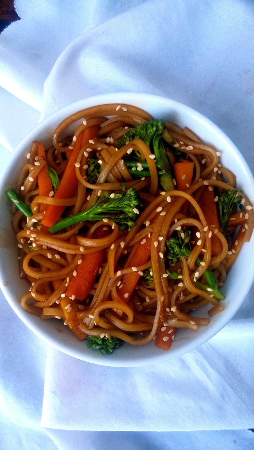 LEMON SOY SAUCE BROCCOLI NOODLES / Nairobi Kitchen