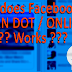 How does Facebook's GREEN DOT / ONLINE Works