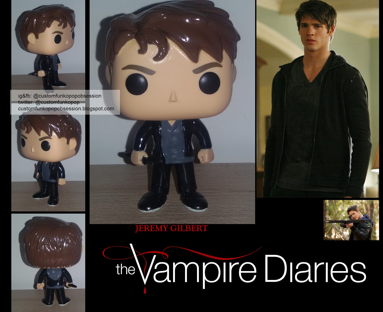 Jeremy Gilbert Custom Funko Pop The Vampire Diaries Custom Funko Pop Obsession