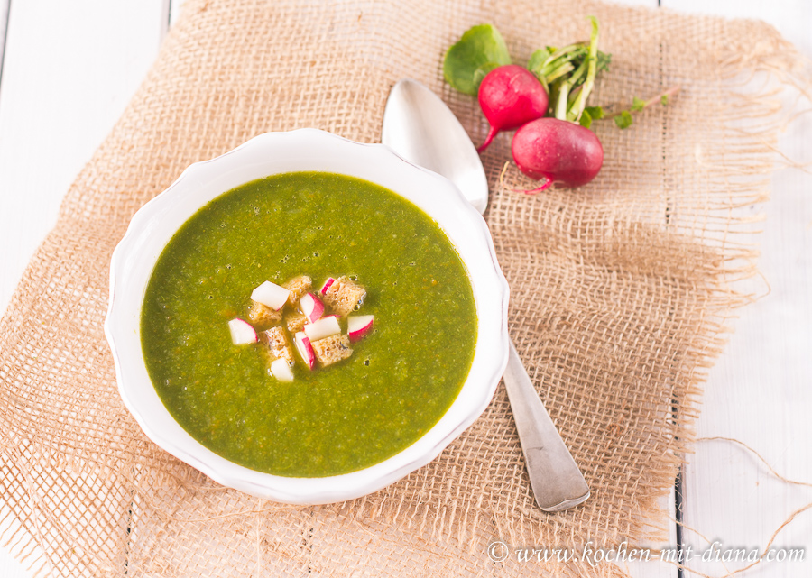 Radish leaf soup Cooking with Diana
