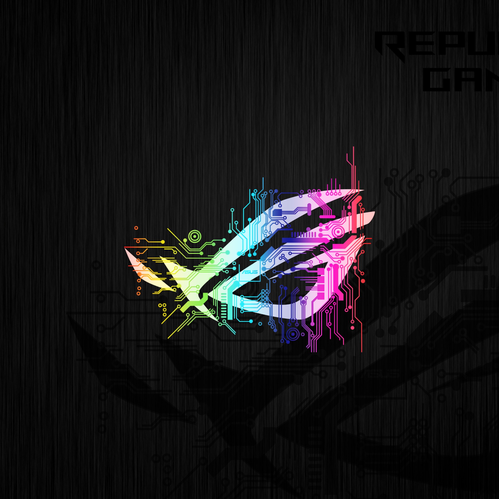 Republic of Gamers Asus ROG Colorful Neon - Cave Wallpapers