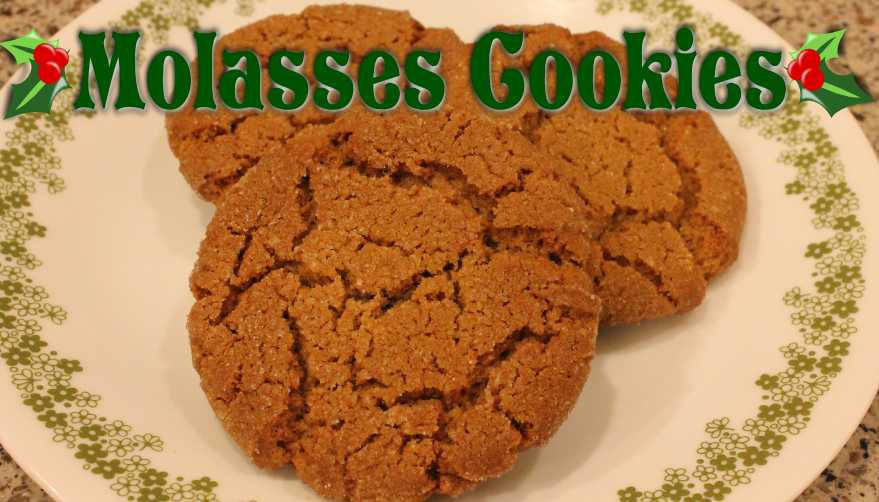 Katie Cooks and Crafts Molasses Cookie Recipe