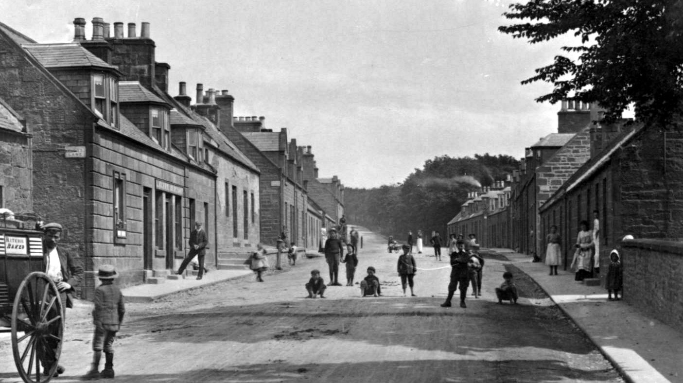 Tour Scotland Old Photograph Fife Street Turriff Scotland