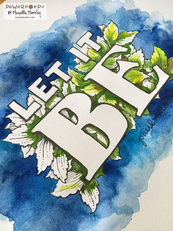 Power Poppy The Blog Coloring Outside the Lines Mini Challenge Week 3