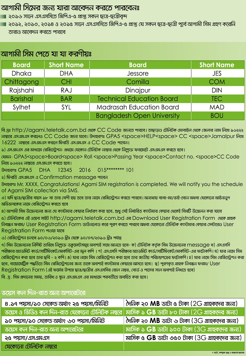 Teletalk-Free-Agami-3G-SIM-Online-Registration-Process-For-GPA5-Holders-of-SSC-2012-to-2016-SIM-Collection-Date-Time-Prepaid-Call-Rates-Internet-Plans-bmion Teletalk-Free-Agami-3G-SIM-Online-Registration-Process-For-GPA5-Holders-of-SSC-2012-to-2016-SIM-Collection-Date-Time-Prepaid-Call-Rates-Internet-Plans-bmion