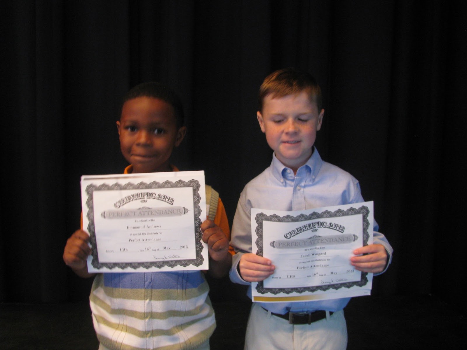 Superintendent's Corner Luverne Elementary Honors Students