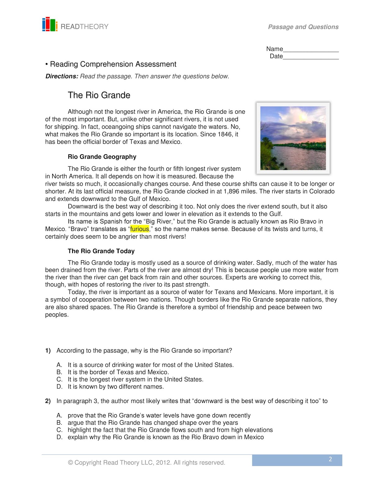 Individuals And Societies: READING COMPREHENSION EXERCISES - Individuals And Societies: READING COMPREHENSION EXERCISES