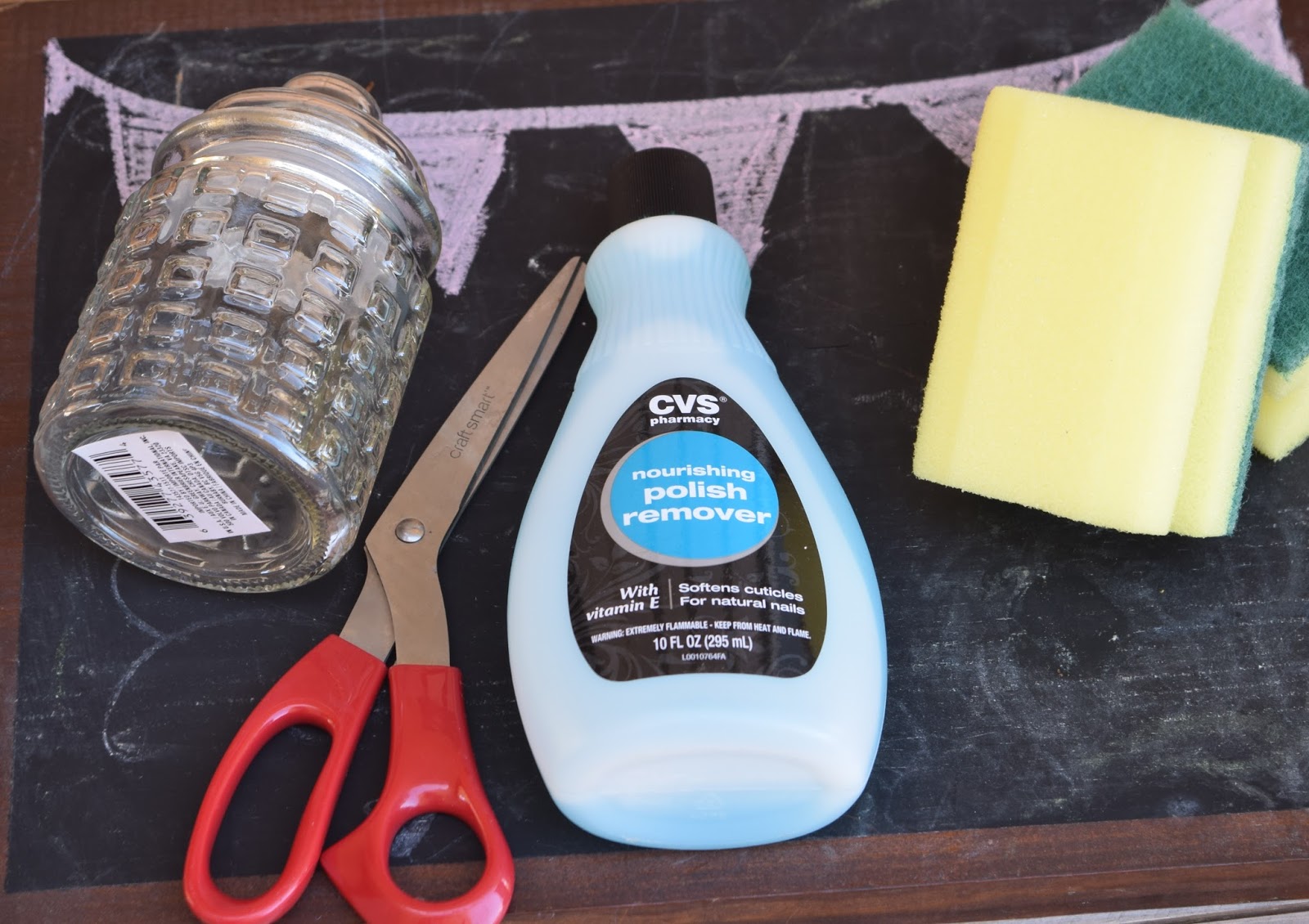 Laughing Without An Accent DIY NAIL POLISH REMOVER JAR WITH 1 DOLLAR