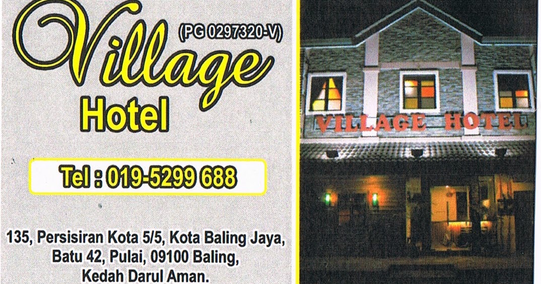 Hari hari yang ku lalui... Village Hotel Baling