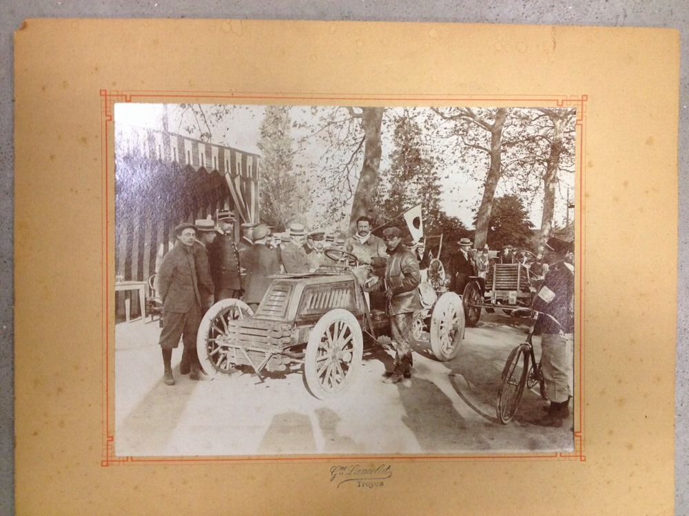 JRF La Course automobile ParisVienne à Troyes 1902
