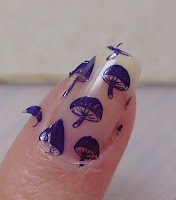 lacquer leave her stamper done clear were these