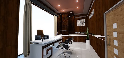 Desain Interior Kantor Ruangan Manager - JASA DESAIN 3D MAX MURAH
