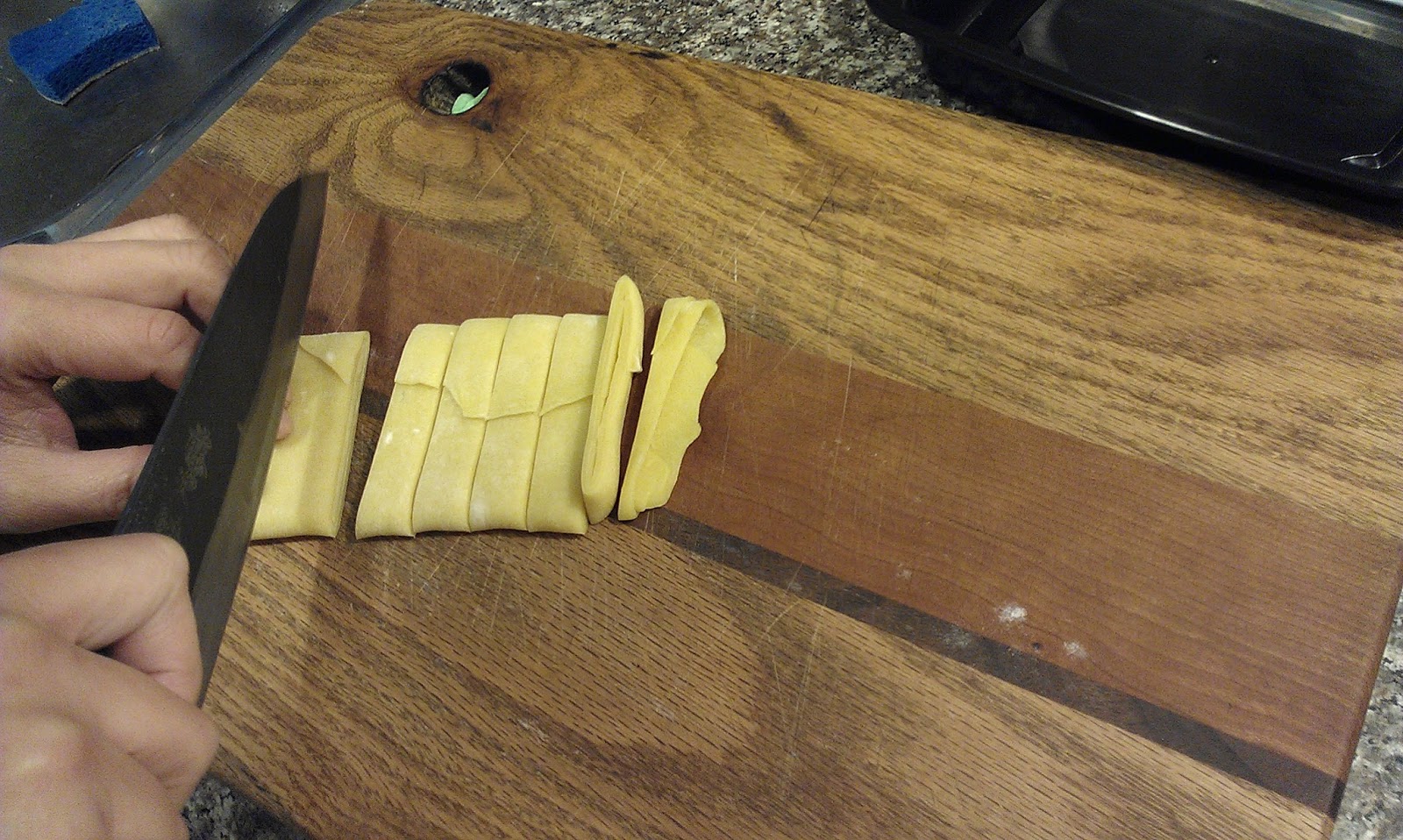 Forever Feast Homemade Pappardelle (without Pasta Machine) with Sage