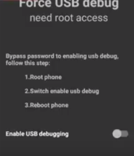 Root Enable Usb