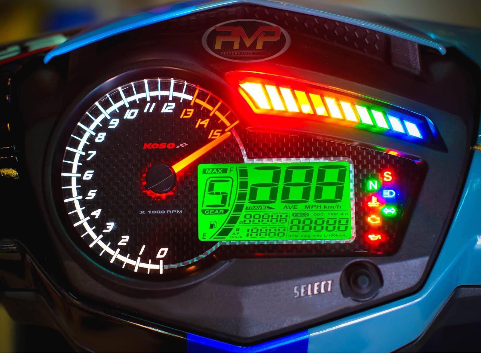 KOSO DIGITAL SPEEDOMETER YAMAHA EXCITER 150 / LC150 / Y15ZR / MXKING150