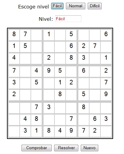 Bienvenidos Sudoku