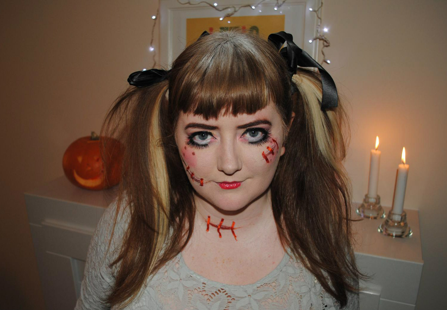 Ever So Juliet Edinburgh Lifestyle Blog Scary Doll Makeup  Ever So Juliet Edinburgh Lifestyle Blog Scary Doll Makeup