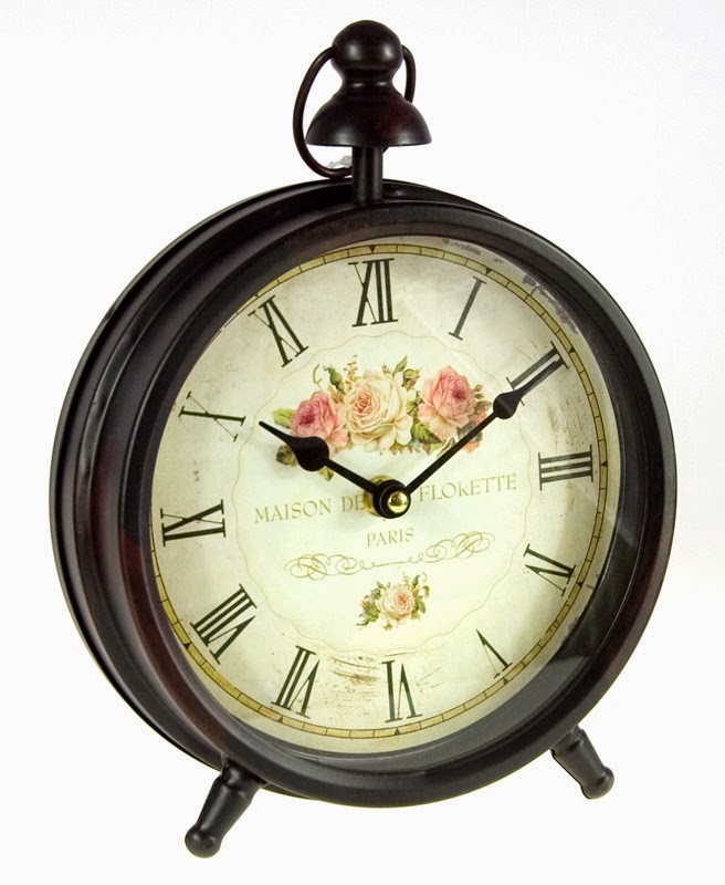 zegar w stylu retro