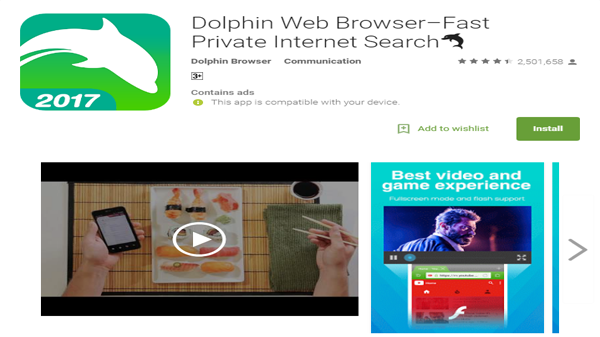 These are the best 4 browsers for Android apps download, containing Flash player in 2018