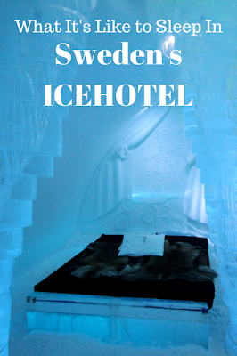 Travel the World: What it's like to stay in Sweden's ICEHOTEL including sleeping in a cold room.