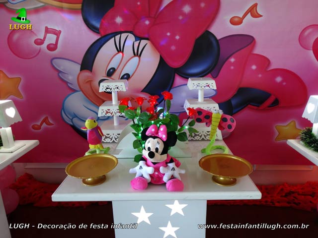 Decoração infantil Minnie Rosa - Festa de aniversário