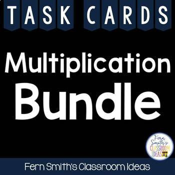 Third Grade Go Math Chapter Four Multiplication Facts Strategies Task Card Bundle Third Grade Go Math Chapter Four Multiplication Facts Strategies Task Card Bundle