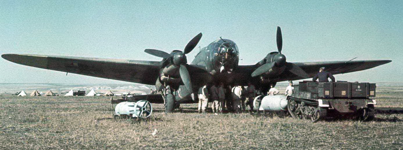 Third Reich Color Pictures Heinkel He 111 in Color