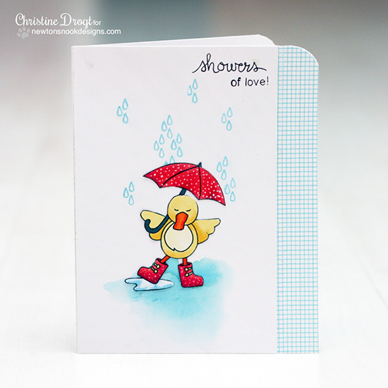 Duck card by Christine Drogt for Newton's Nook Designs!