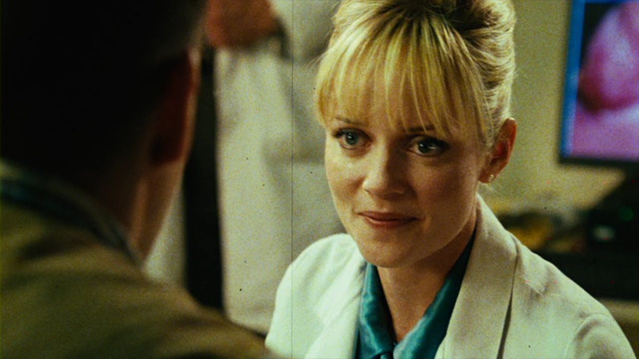 Marley Shelton as Dr. Dakota Block in Planet Terror (2007) .
