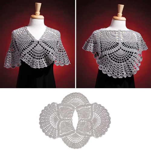 Crochet Gate: Pineapple Wrap Crochet Pattern
