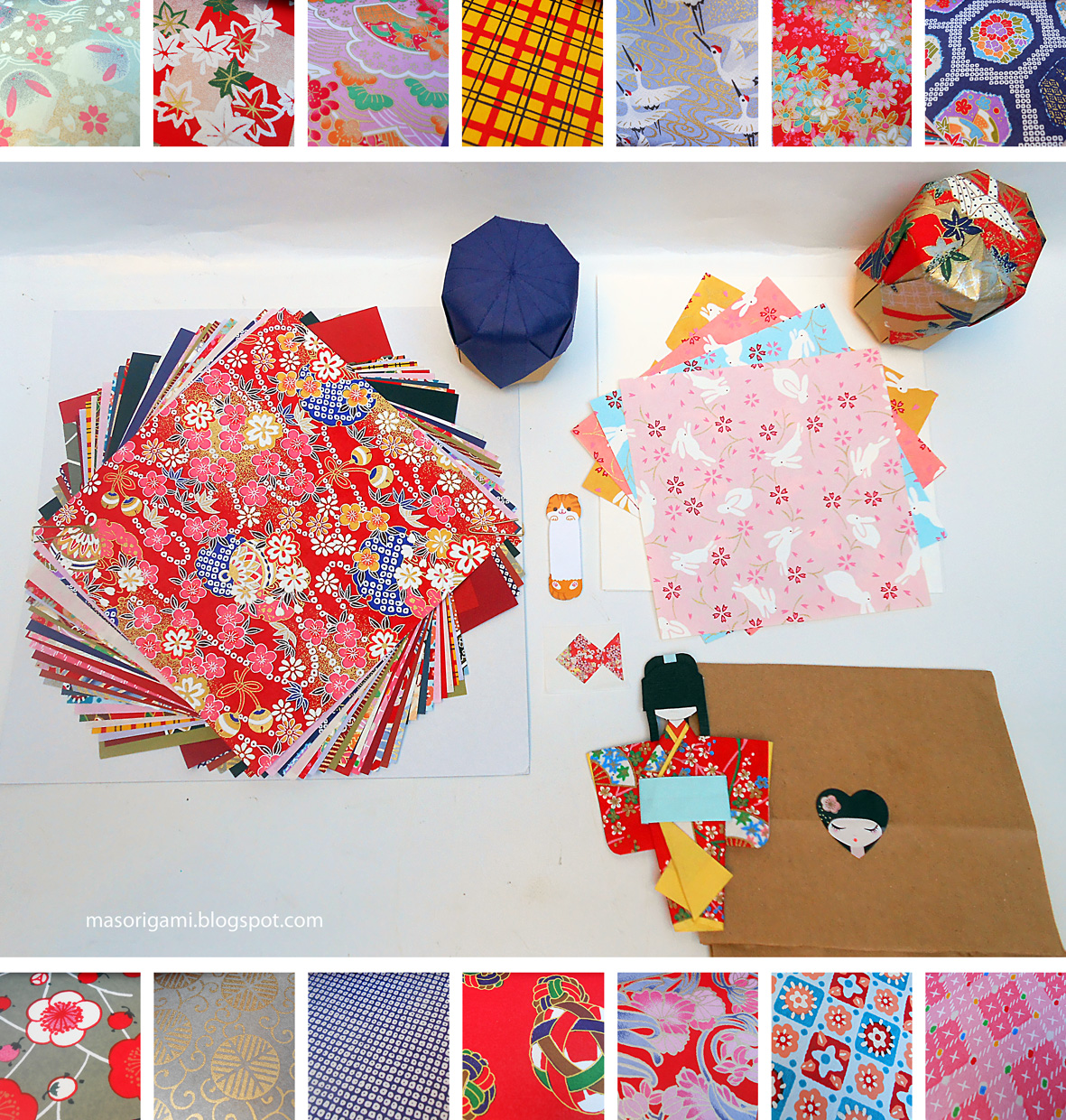 mas origami Papeles para origami de origen japonés