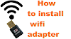 How to install a Wireless Network Adapter in laptop or pc(desktop)