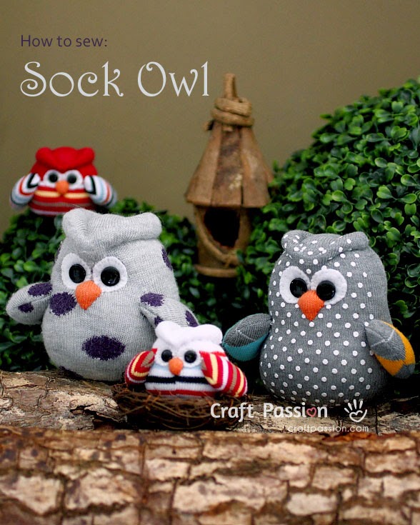 How To Make Sock Owl