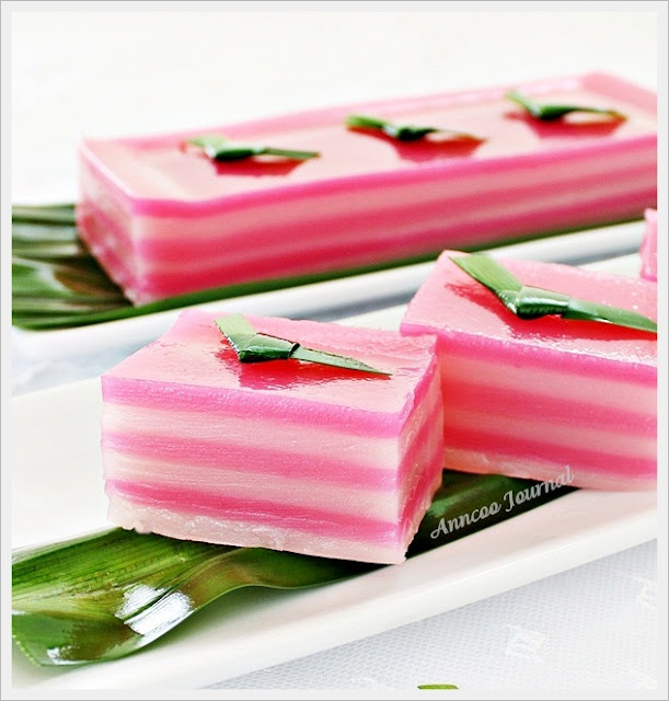 Kuih Lapis (Steamed Layer Cake)  Anncoo Journal - Come 