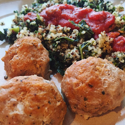 Deidra Penrose, Quinoa, Kale salad, Turkey meatballs, weight loss, get fit, Beachbody Coach Chambersburg PA, healthy new mom, weight loss recipes, clean eating tips, fitness journey, healthy nurse, nurse and fitness, healthy eating tips, organic, wheat germ