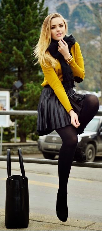 Y. A. Q. - Blog de moda, y tendencias: [Y ahora qué me pongo con] Una falda negra