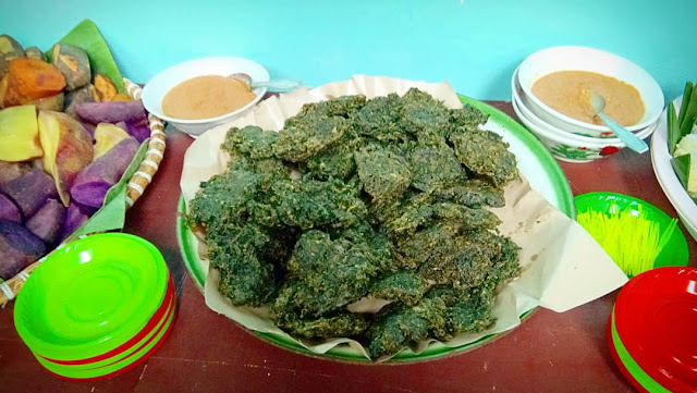 Source : Dokumentasi Pribadi @KucingTheExplorer Jajanan Sehat Dari Umbi-umbian, Dan Kacang-kacangan Dalam Rangka GERMAS KBA Karang Joang