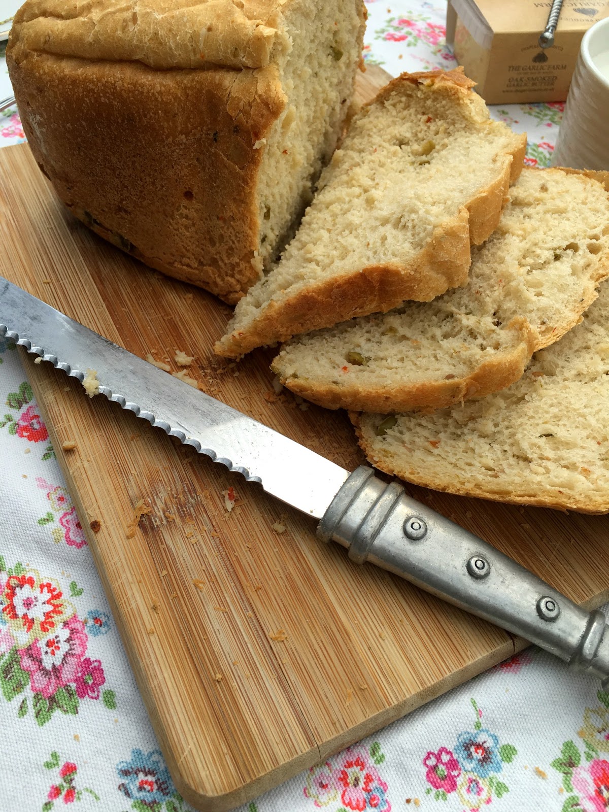 Breadmaker Chilli Olive Bread