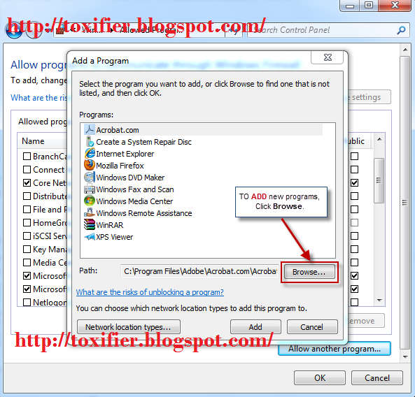 Allowed Programs Blog de Toxifier: August 2013