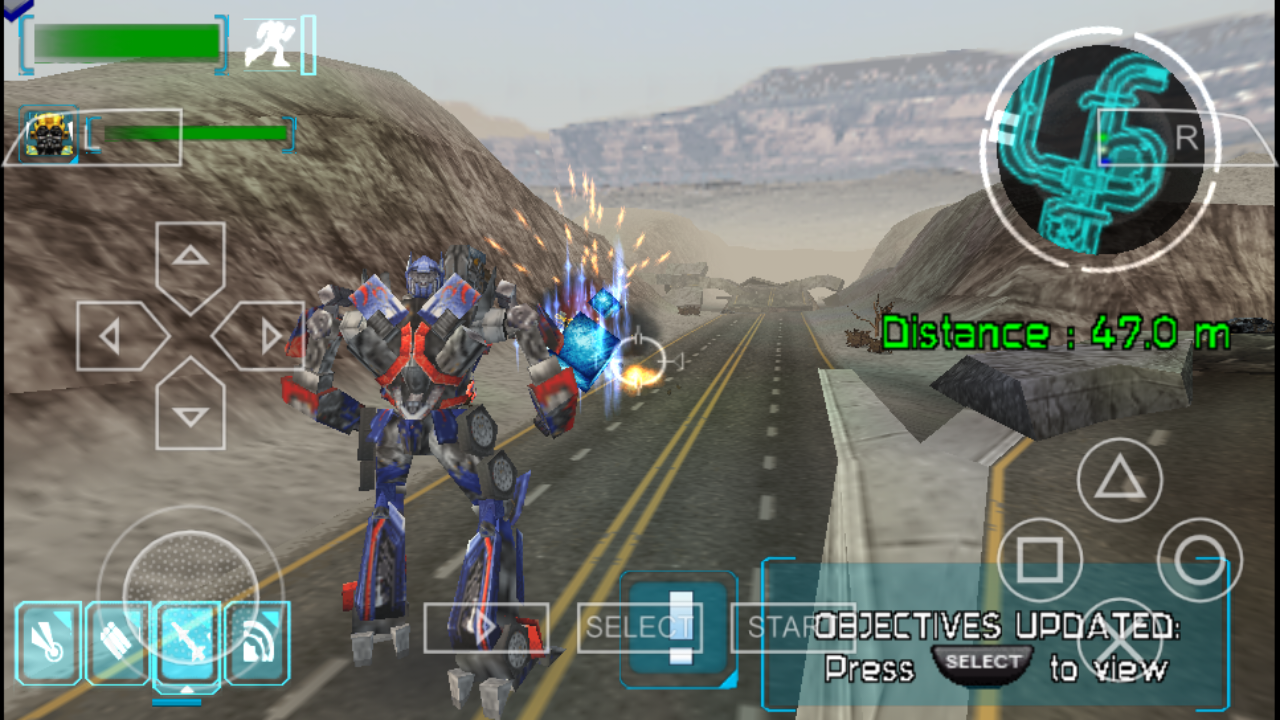 Transformers Revenge Of The Fallen PPSSPP ISO Highly Compressed Download Free 1