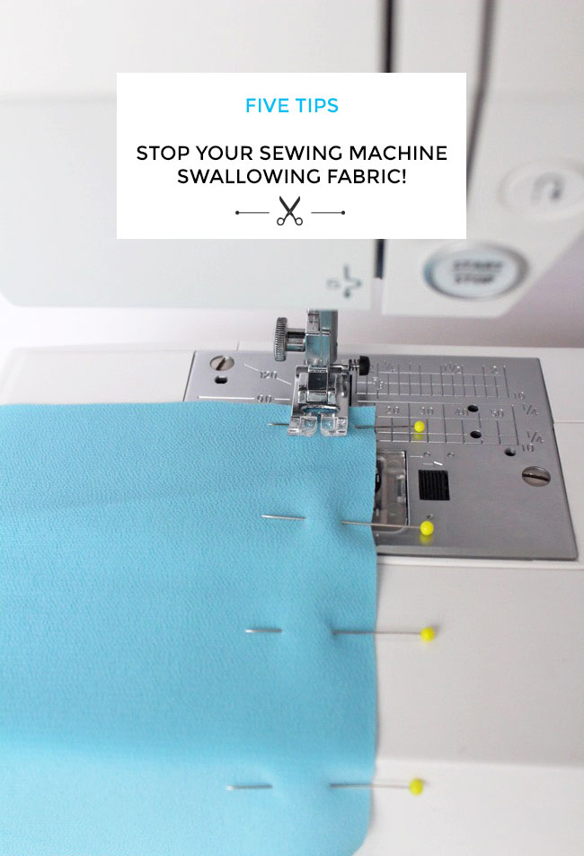 Tips to stop your sewing machine chewing up delicate fabric! - Tilly and the Buttons