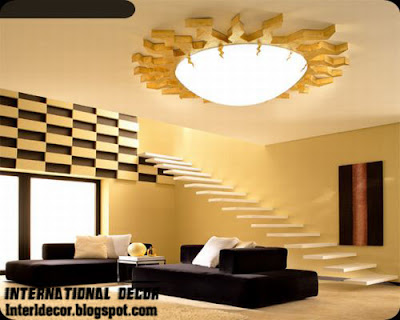 unique ceiling lighting like a sun style for living room ceiling lighting
